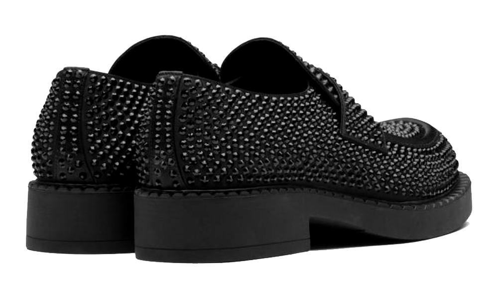 Prada Shoe laces Cristal Full Black
