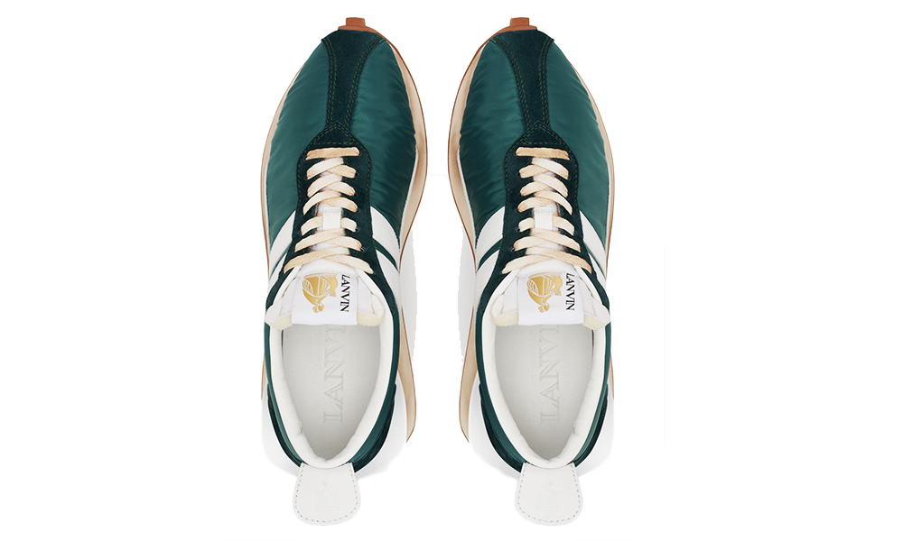 Lanvin Running Sneakers Forest Green