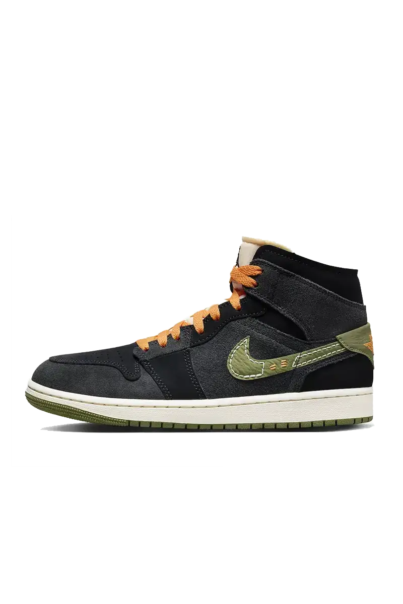 Air Jordan 1 Mid SE Craft Anthracite Light Olive